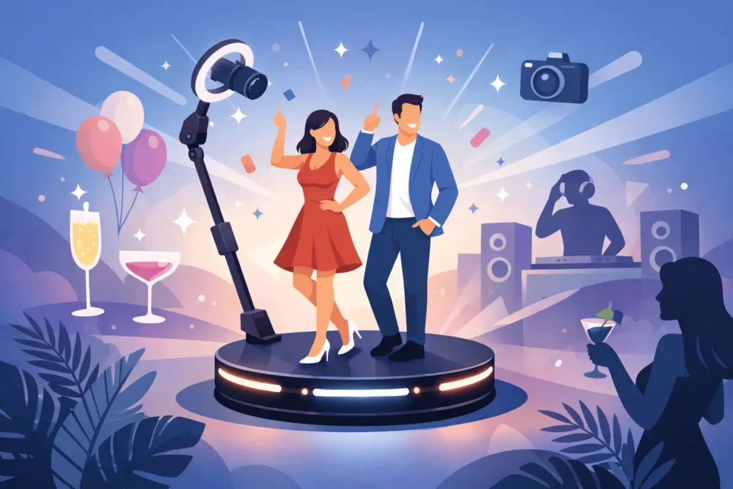 360 Photo Booth Hire for Events That Pop